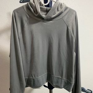 SO Women’s Hoodie Size XL Gray Fuzzy